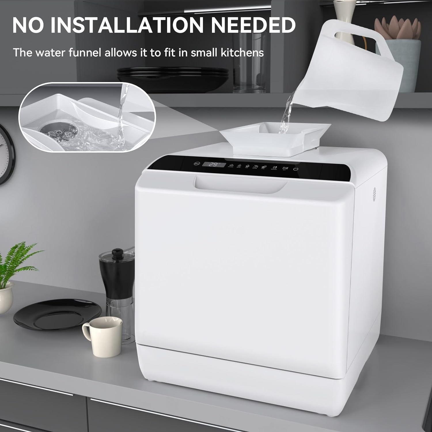 Deals Countertop Portable Dishwasher