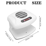 KOOVON Nail Dryer for Regular Polish 300W 2 in 1 Nail Drying Fan with Auto Sensor Hot and Cold Air Professional Nail Dryer for Manicure Salon and Daily Home Use(White)