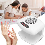 KOOVON Nail Dryer for Regular Polish 300W 2 in 1 Nail Drying Fan with Auto Sensor Hot and Cold Air Professional Nail Dryer for Manicure Salon and Daily Home Use(White)