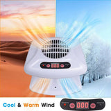 KOOVON Nail Dryer for Regular Polish 300W 2 in 1 Nail Drying Fan with Auto Sensor Hot and Cold Air Professional Nail Dryer for Manicure Salon and Daily Home Use(White)