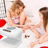 KOOVON Nail Dryer for Regular Polish 300W 2 in 1 Nail Drying Fan with Auto Sensor Hot and Cold Air Professional Nail Dryer for Manicure Salon and Daily Home Use(White)