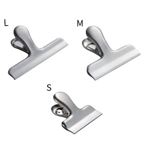 Chip Bag Clips, 3 Inches Wide Stainless Steel Heavy Duty Chip