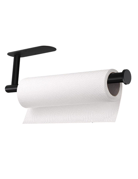 Adhesive Paper Towel Holder, Under Cabinet Wall Mount For Kitchen Towel,  Black Roll Stick To Wall, Kitchen Accessories - Temu United Arab Emirates