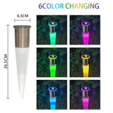 Koovon 4 Pack Solar Lights Outdoor Garden Led Light Landscape Pathway Lights, Color Changing