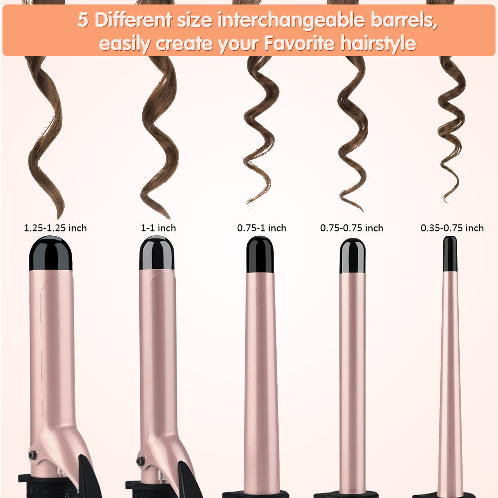 Difference between 1 inch and 1.25 inch curling iron best sale